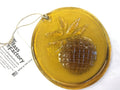 RECYCLED GLASS SUN CATCATCHER- PINAPPLE- AMBER