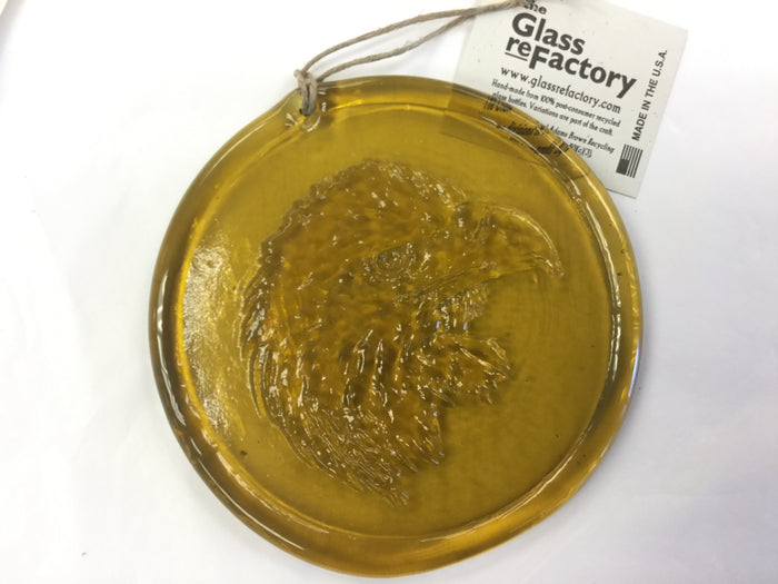 RECYCLED GLASS SUN CATCHER- EAGLE