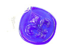 RECYCLED GLASS SUN CATCHER- FLEUR DE LIS, BLUE