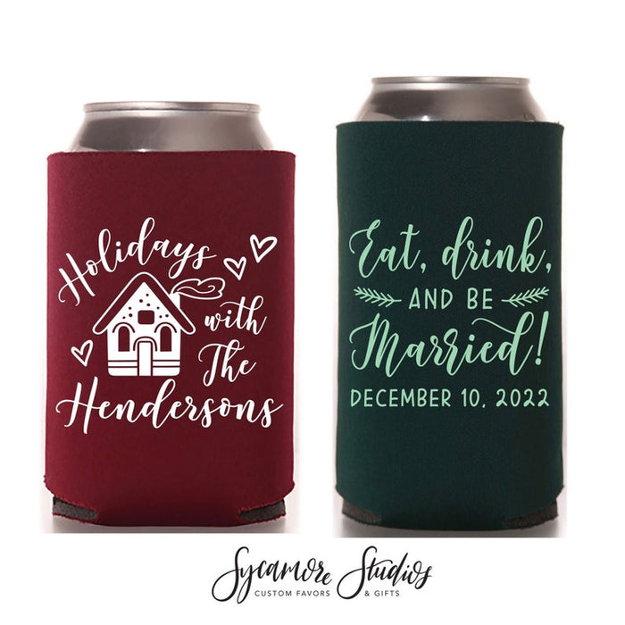 Regular & Slim Can Cooler Wedding Package #200RS - Eat, Drink And Be Married