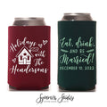 Regular & Slim Can Cooler Wedding Package #200RS - Eat, Drink And Be Married