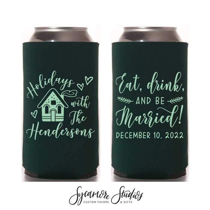 Regular & Slim Can Cooler Wedding Package #200RS - Eat, Drink And Be Married