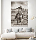 Ride ‘Em Cowgirl by Lisa Dearing on GIANT ART - multicolor photography; animals; figurative