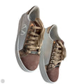 Shoes Designer By Valentino-mario In Pink & White, Size: 7