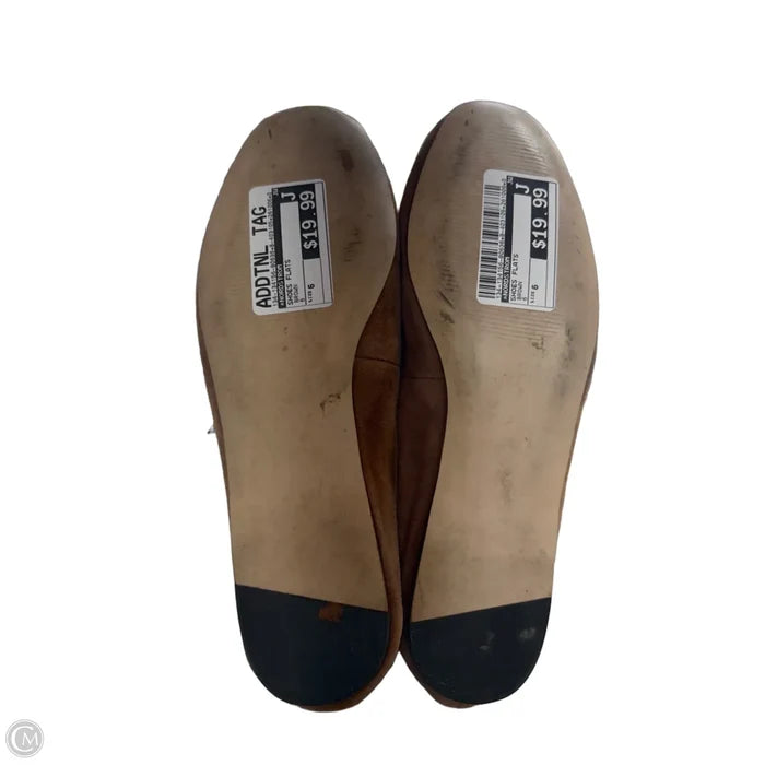 Shoes Flats By Nordstrom In Brown, Size: 6