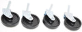 Shop Vac Castor Set 4pk, Fits Shop Vac 90L550A Canisters SKU 4204200