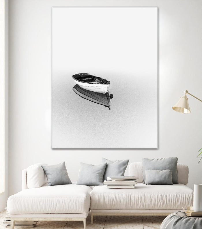Solemn by Design Fabrikken on GIANT ART - black,white coastal, landscapes, photography, boats, waterways