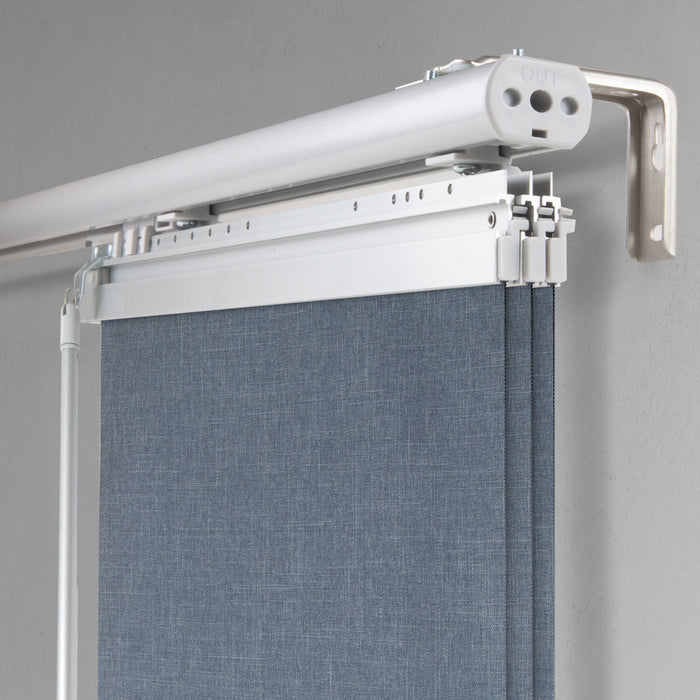 Spruce 3-Panel Single Rail Panel Track Extendable 28"-43"W, Panel width 15.75" - 80% LIGHT-FILTERING