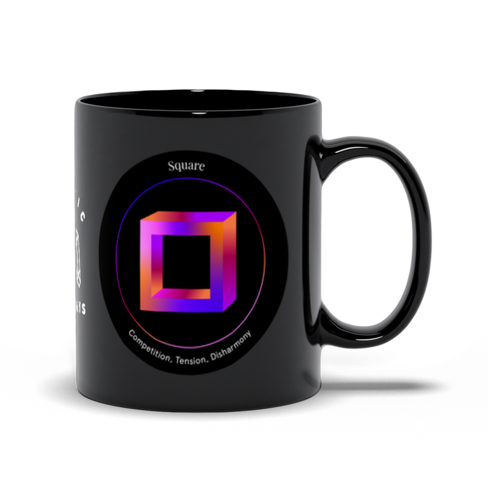 Square Black Mug