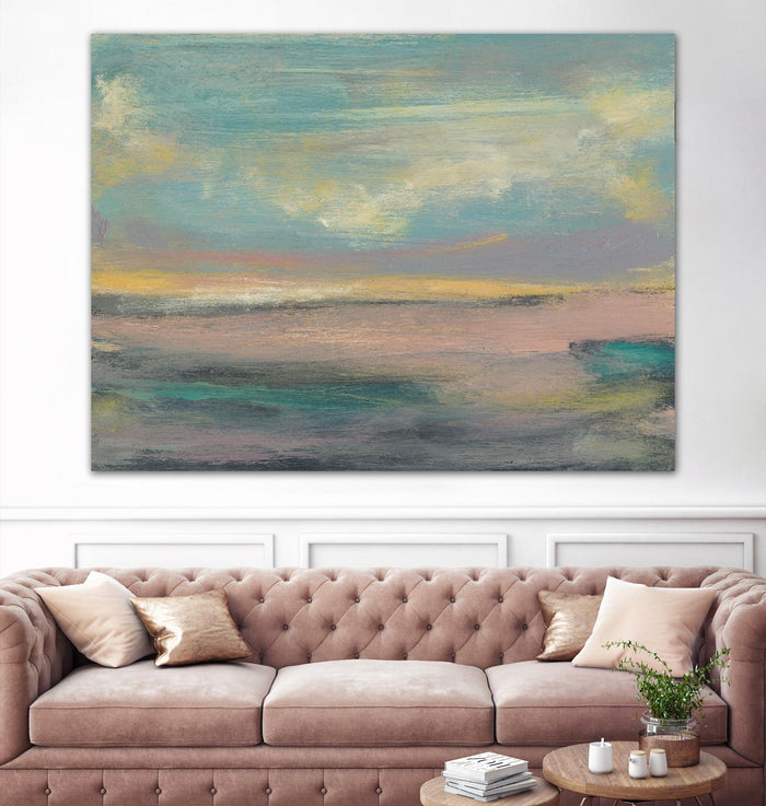 Sunset Study VI by Jennifer Goldberger on GIANT ART - pink abstract