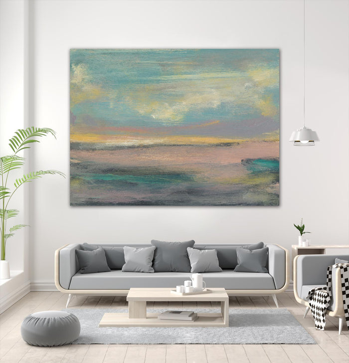Sunset Study VI by Jennifer Goldberger on GIANT ART - pink abstract