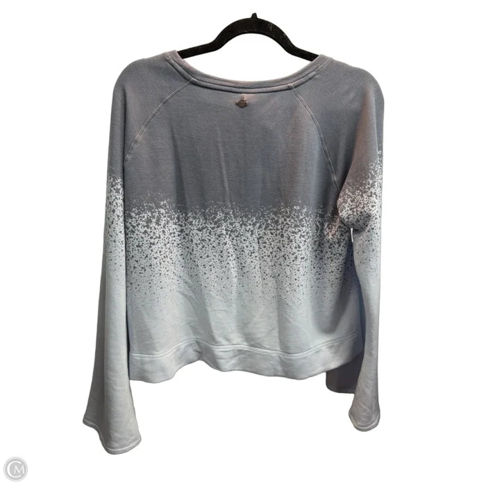 Sweatshirt Collar By Calia In Grey, Size: M