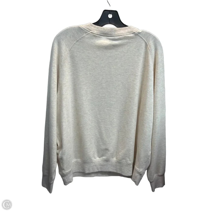 Sweatshirt Crewneck By Buffalo David Bitton In Cream, Size: L