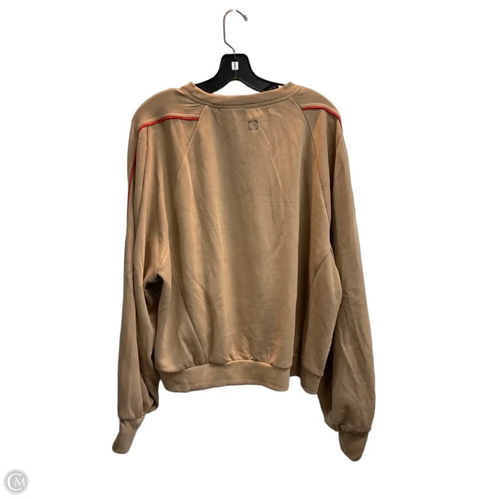 Sweatshirt Crewneck By Daily Practice By Anthropologie In Tan, Size: Xl