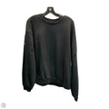 Sweatshirt Crewneck By Gap In Black, Size: L