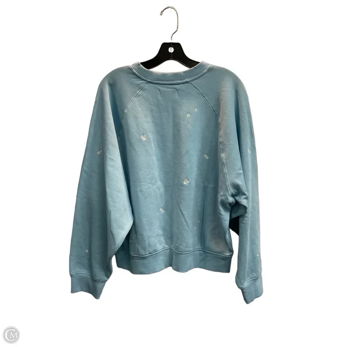 Sweatshirt Crewneck By Old Navy In Blue, Size: L