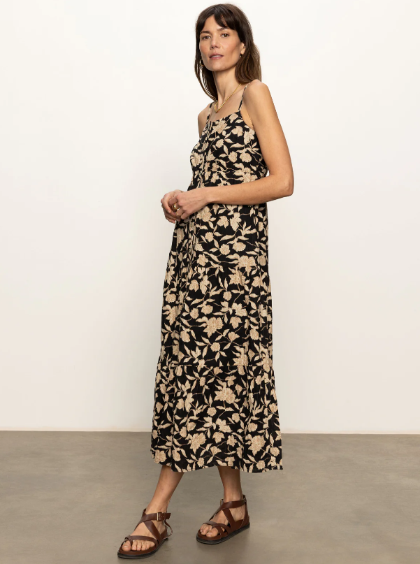 Tiered Picot Dress, Bandana - 13 Hub Lane   |  Maxi Dresses