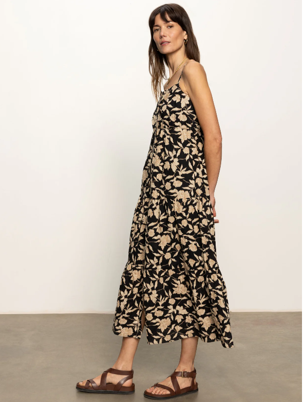 Tiered Picot Dress, Bandana - 13 Hub Lane   |  Maxi Dresses