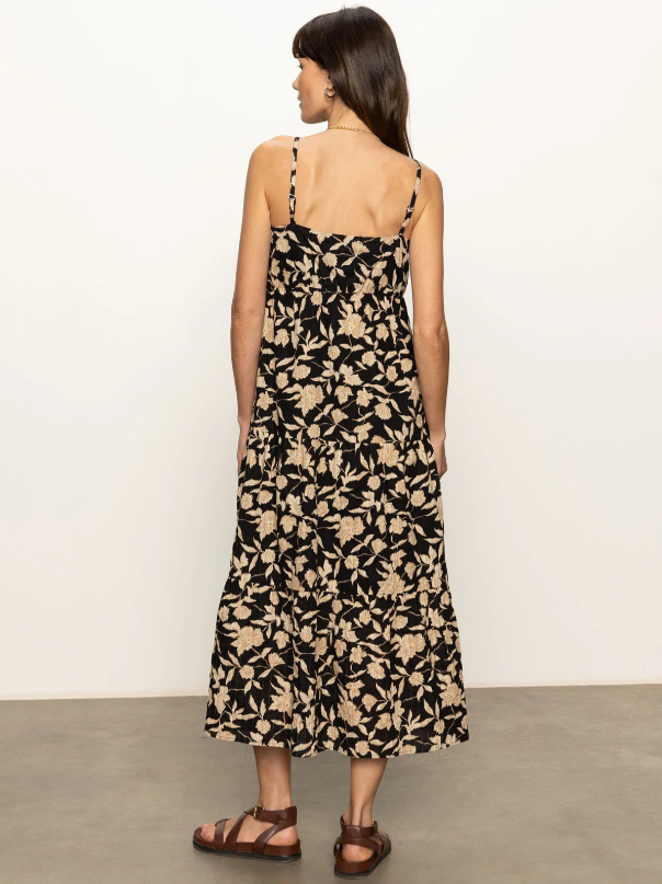Tiered Picot Dress, Bandana - 13 Hub Lane   |  Maxi Dresses
