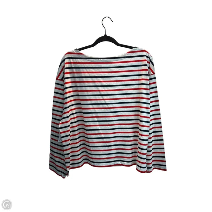 Top Long Sleeve Basic By Old Navy In Striped Pattern, Size: Xlp