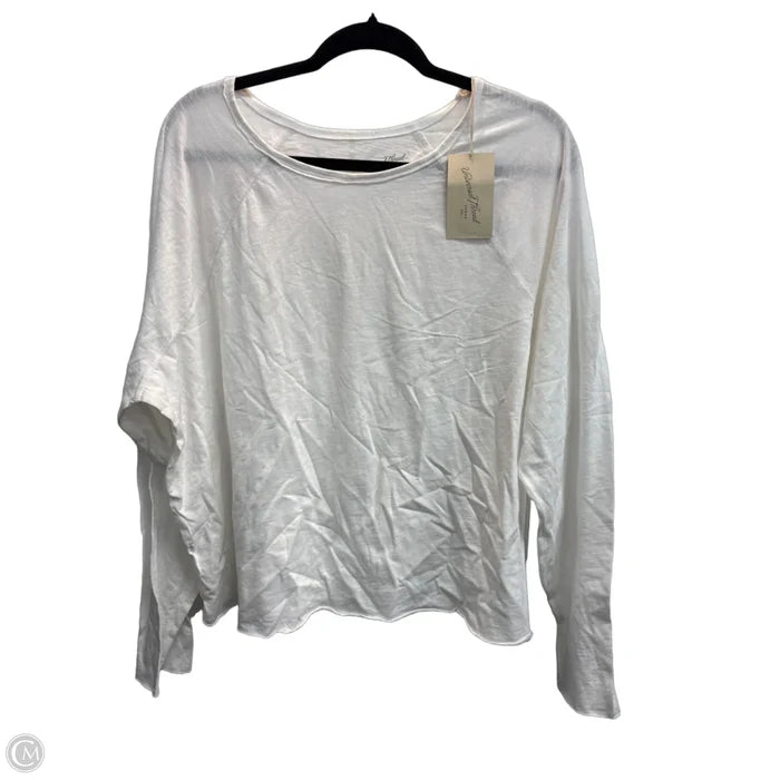 Top Long Sleeve Basic By Universal Thread In White, Size: Xxl