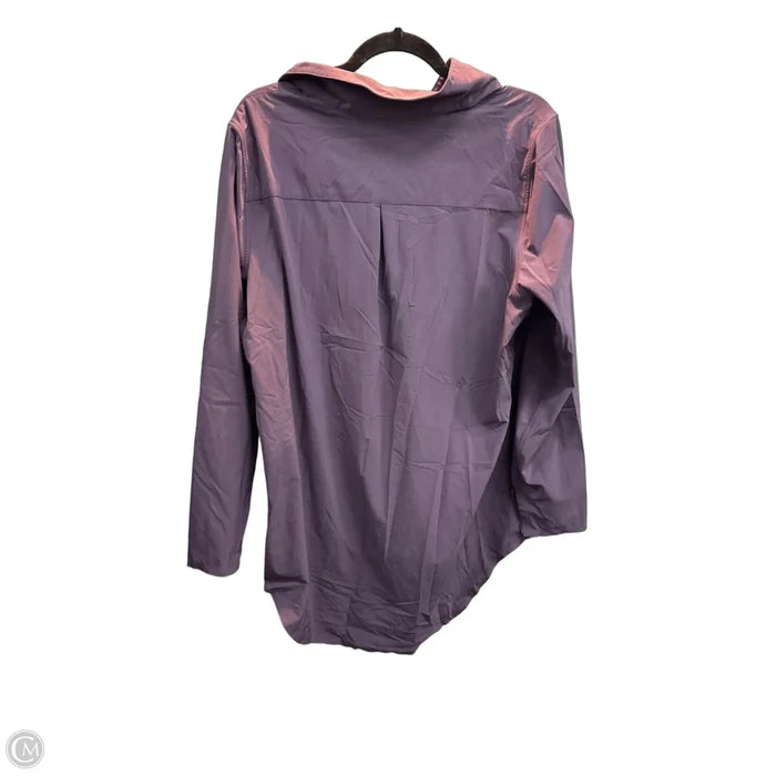 Top Long Sleeve By Athleta In Purple, Size: L