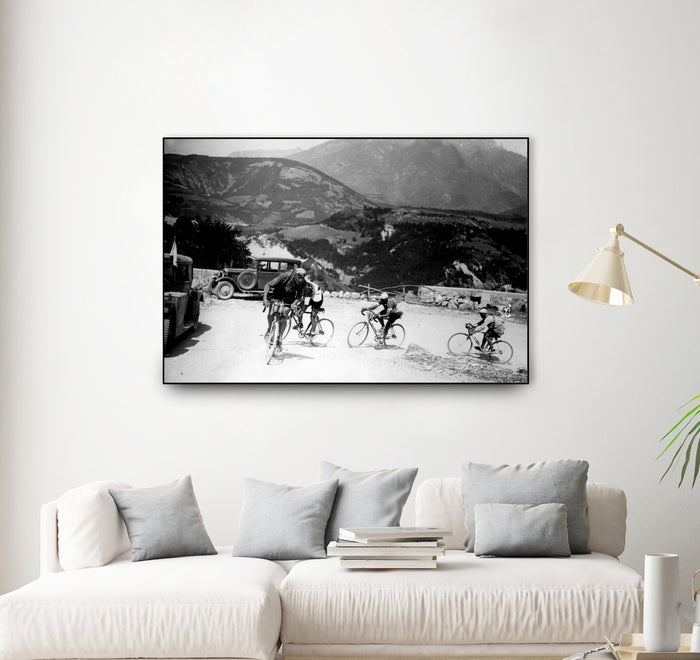 Tour de France 1928, 13th leg Nice/Grenoble (Alps) on july 4 by Bridgeman Images on GIANT ART - black and white photography