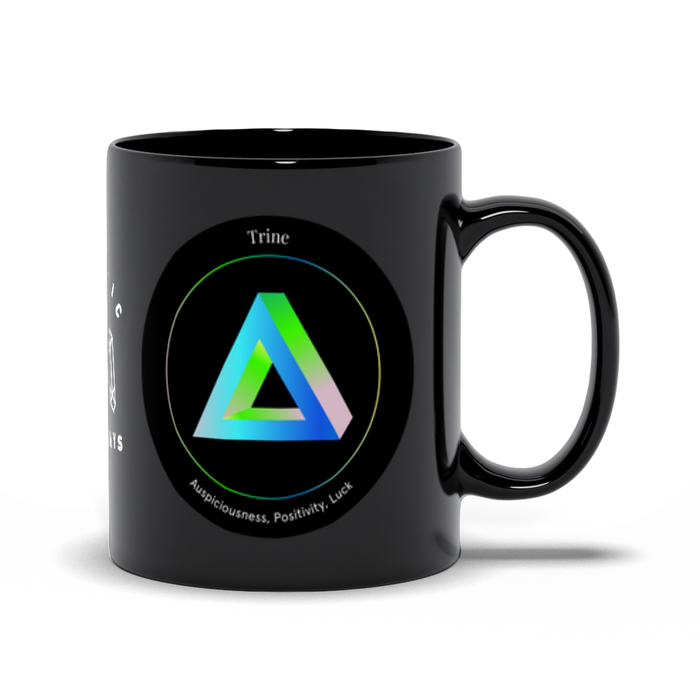 Trine Black Mug