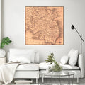 Vintage Map of Charleston South Carolina (1849) by Adam Shaw on GIANT ART - white photo illustration