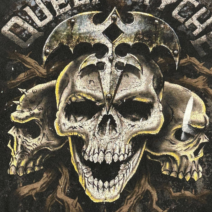 Vintage Queensrÿche Skull Graphic Band T-Shirt Size Large 90s FAIF.CA