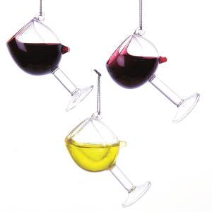 WINE GLASS ORNAMENT