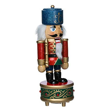 WOODEN MUSICAL SOLDIER NUTCRACKER