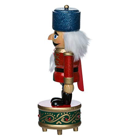 WOODEN MUSICAL SOLDIER NUTCRACKER