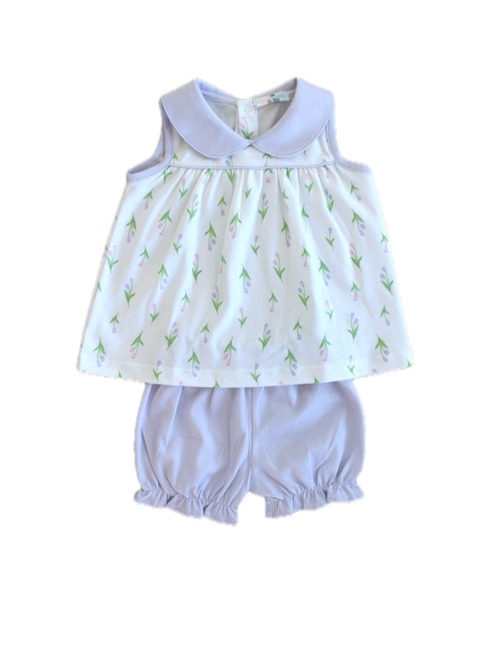 Zoe Floral Bloomer Set